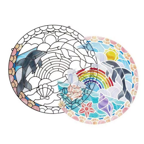 Продукт Melissa and Doug Делфини - Стъклопис  - 0 - BG Hlapeta
